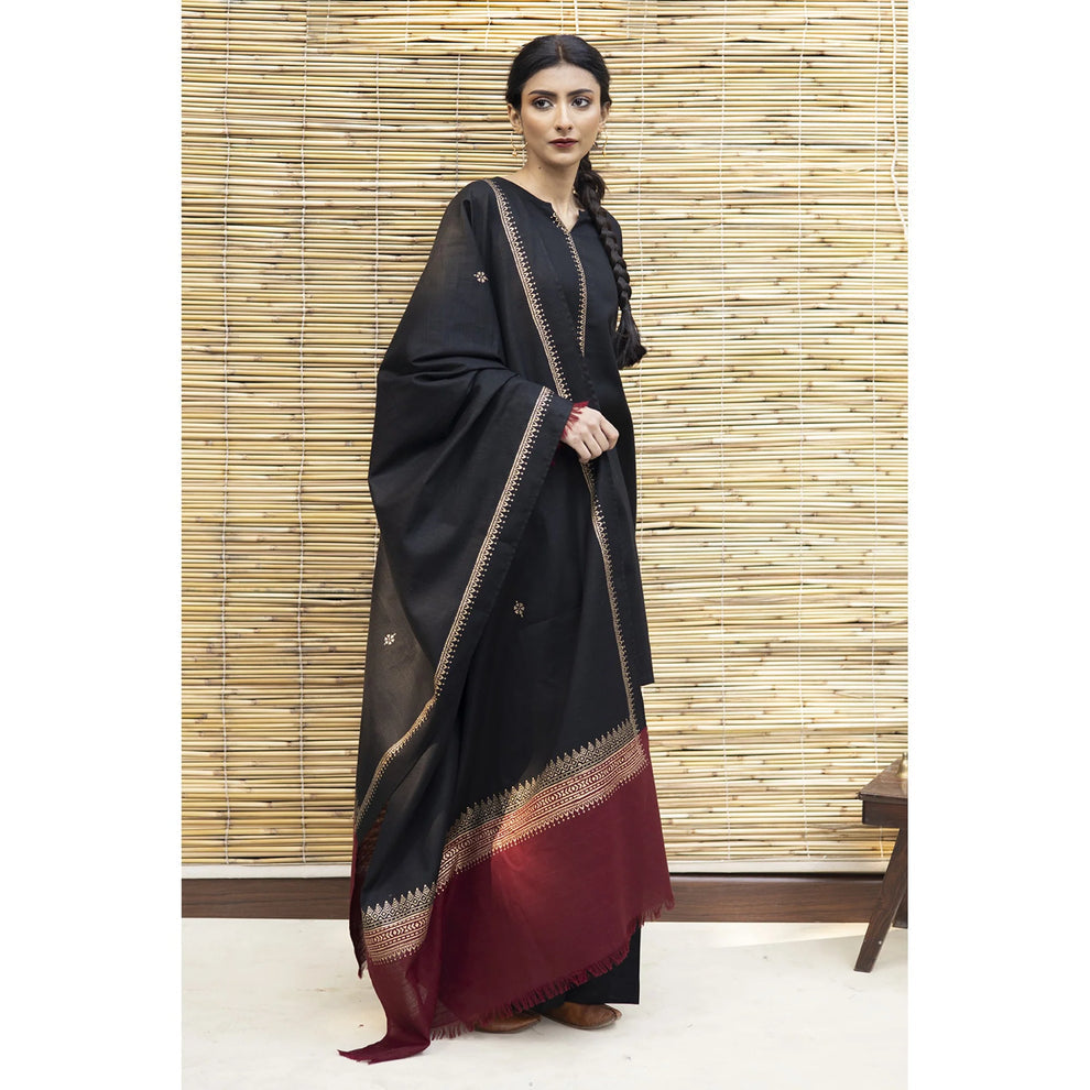 ASLING DHANAK EMBROIDERD UNSTICH 3pc (WA-734)