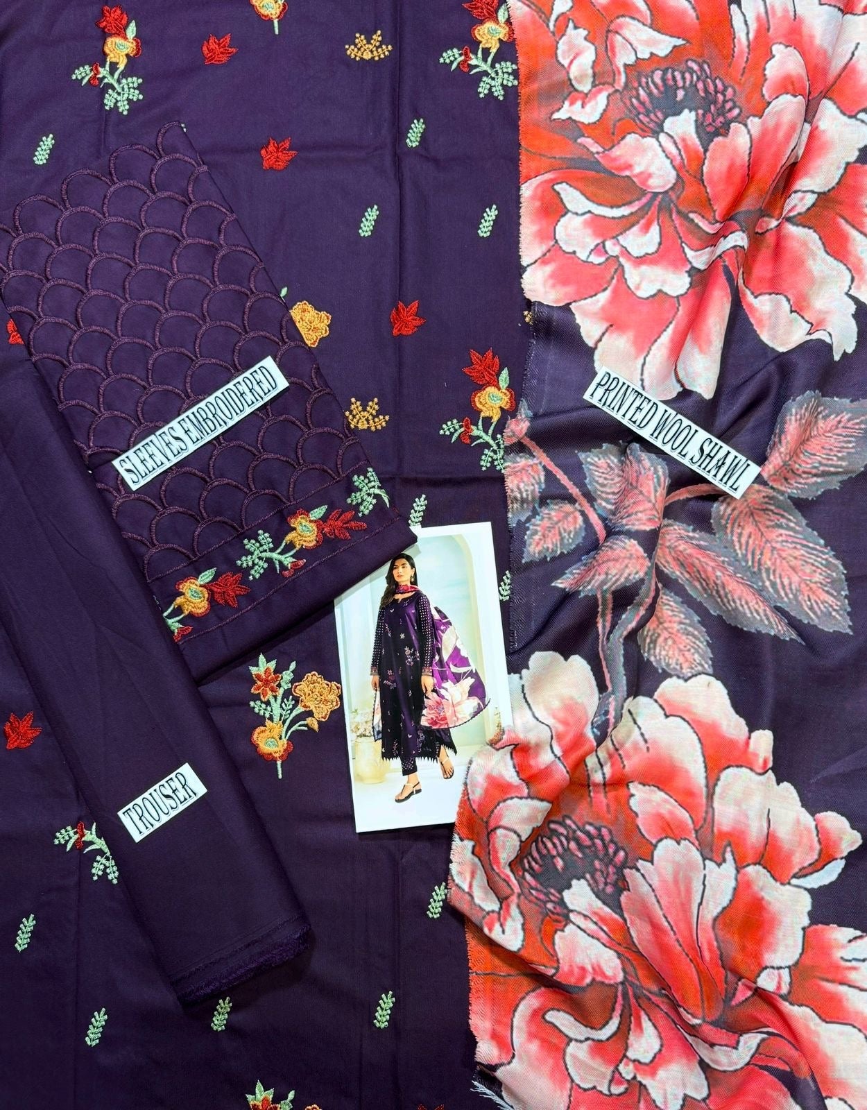 LIME LIGHT-DHANK UNSTICH 3pc(WA-698)