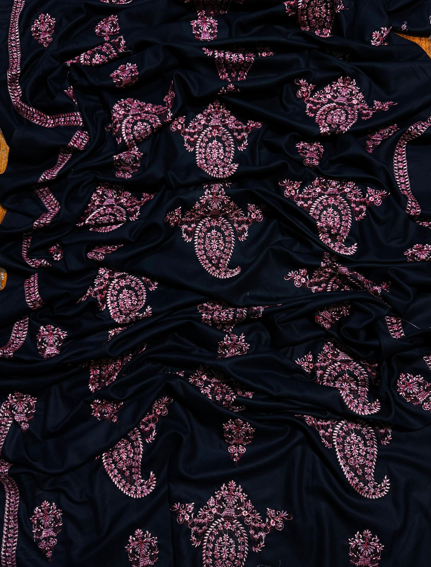 BAREEZE DHANK EMBROIDERD UNSTICH 3pc (WA-866)