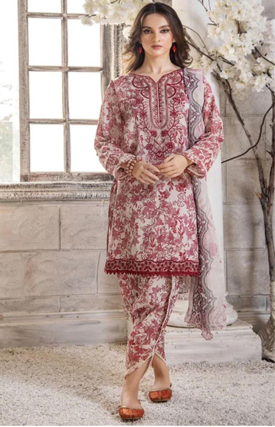 SHANAYA KHADDER UNSTICH 3pc(WA-799)