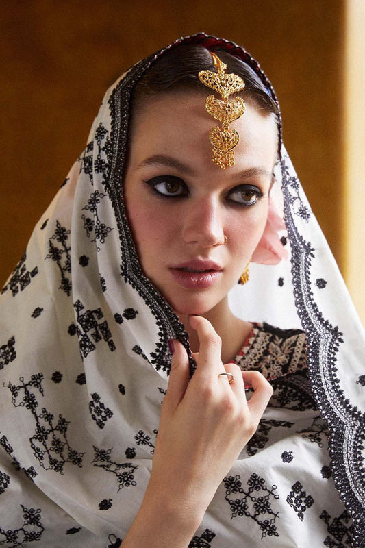 HUSSAIN REHAR EMBROIDERD LAWN UNSTICH 3PC (WA-8934)