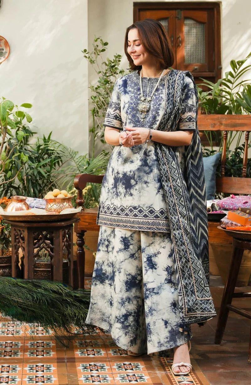 HANIA AMIR MOST DEMANDING ARTICAL UNSTICH 3pc (WA-389)