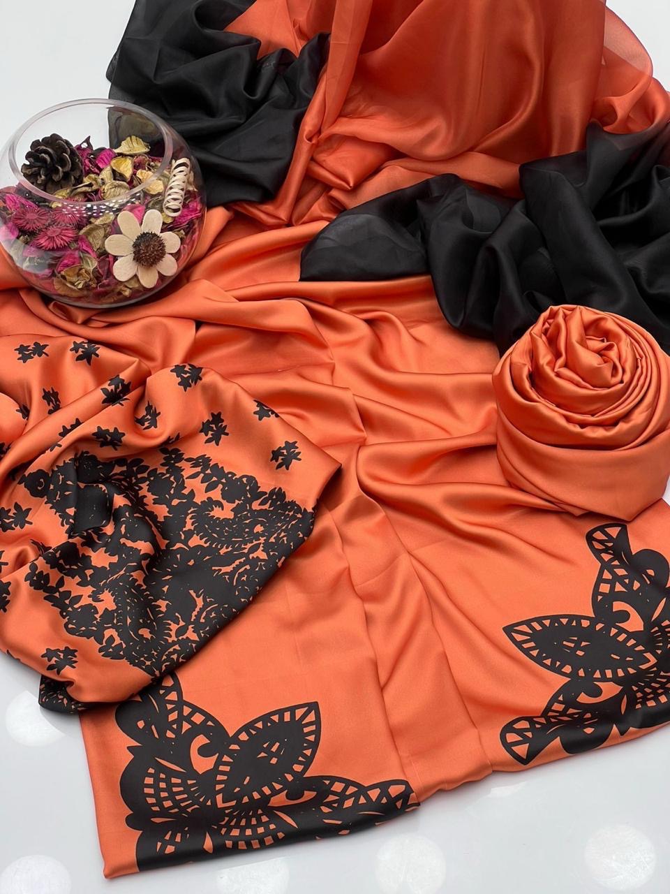 FLORAL SILK UNSTICH 3pc(WA-985)