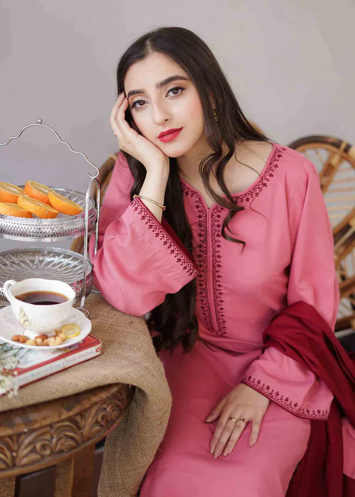 ASLING DHANAK EMROIDERD UNSTICH 3pc (WA-499)