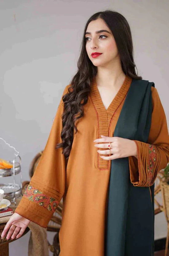 ASLING DHANAK EMBROIDERD UNSTICH 3pc (WA-379)