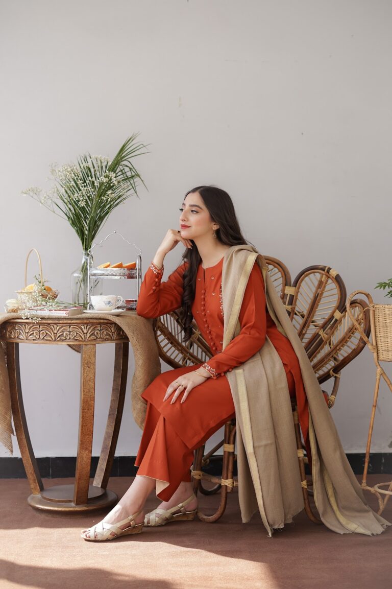 ASLING DHANAK EMBROIDERD UNSTICH 3pc (WA-768)