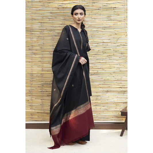 ASLING DHANAK EMBROIDERD UNSTICH 3pc (WA-734)