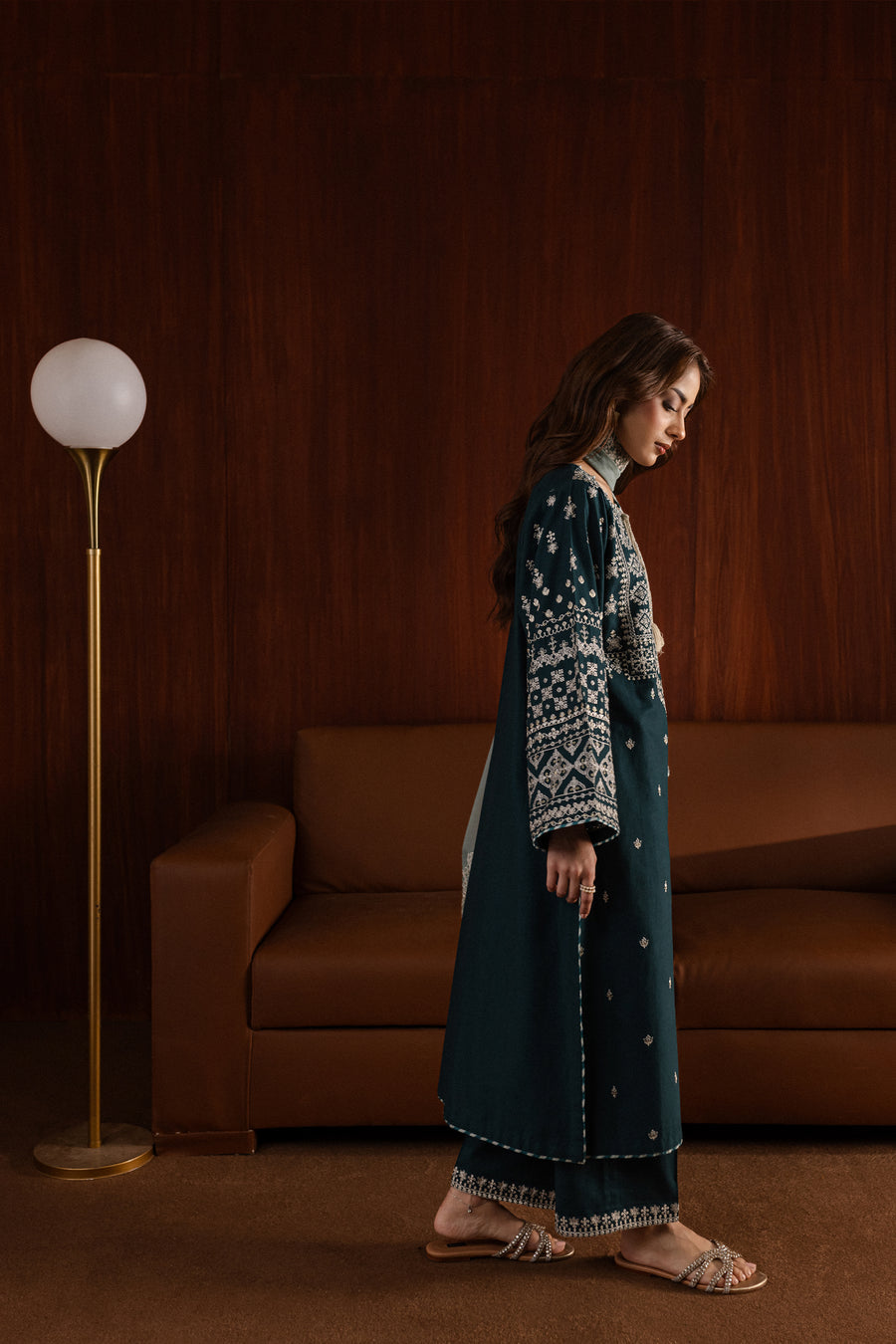 BAROUQE MOST DEMANDING ARTICAL LAWN EMBROIDERD UNSTICH 3PC (WA-950)