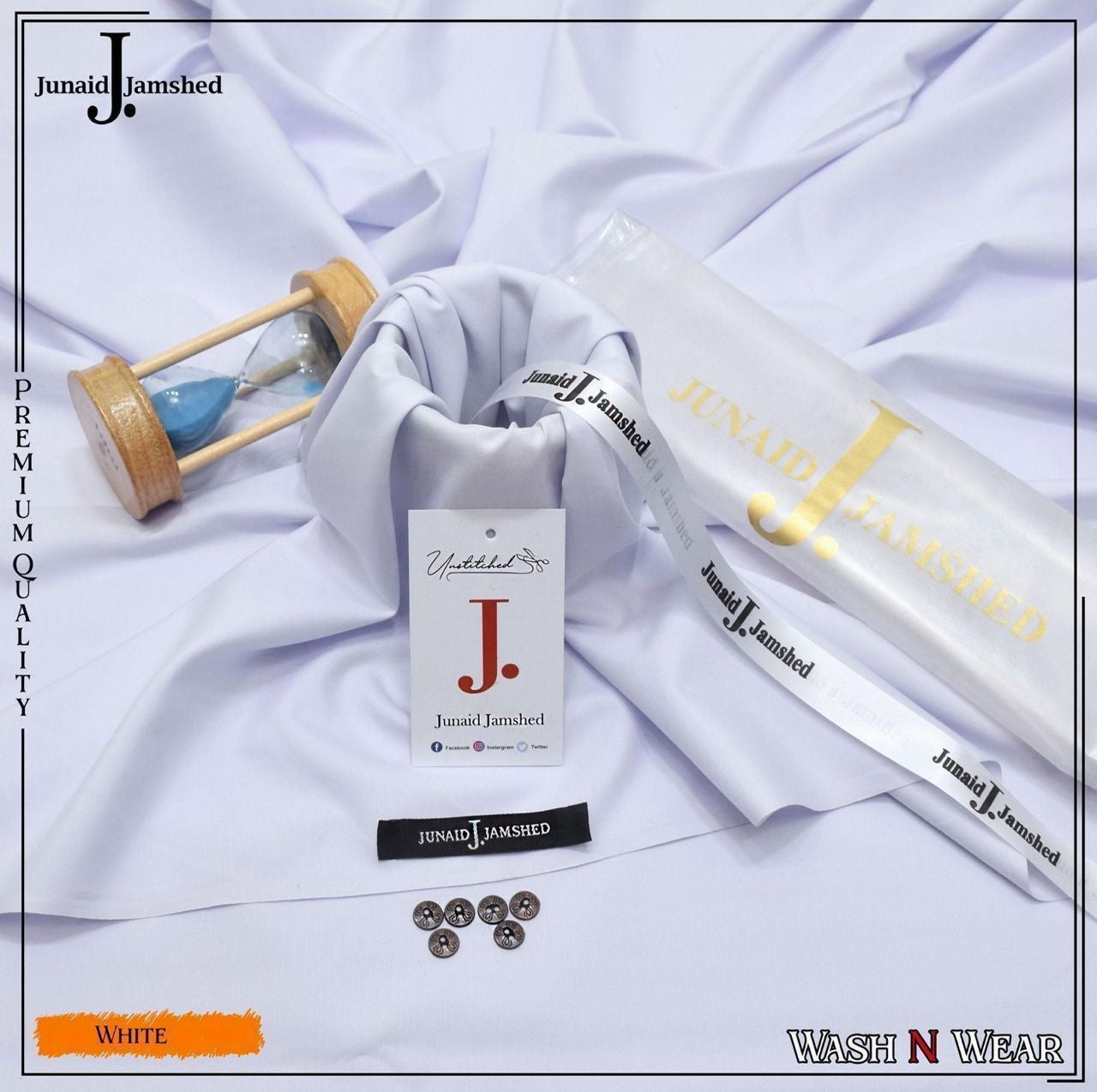 J. PREMIUM WASH&WEAR (PURE WHITE)