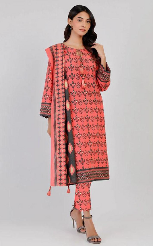 CROSS STICH-KHADDAR UNSTICH 3pc(WA-795)