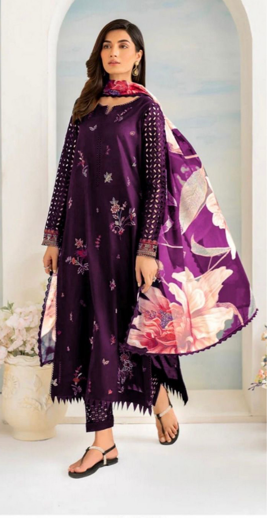 LIME LIGHT-DHANK UNSTICH 3pc(WA-698)