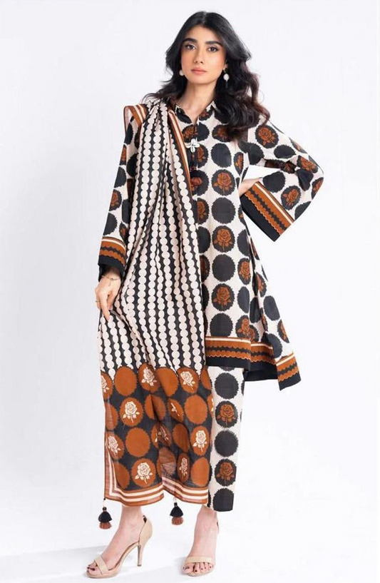 CROSS STICH-KHADDAR 3pc UNSTICH (WA-885)
