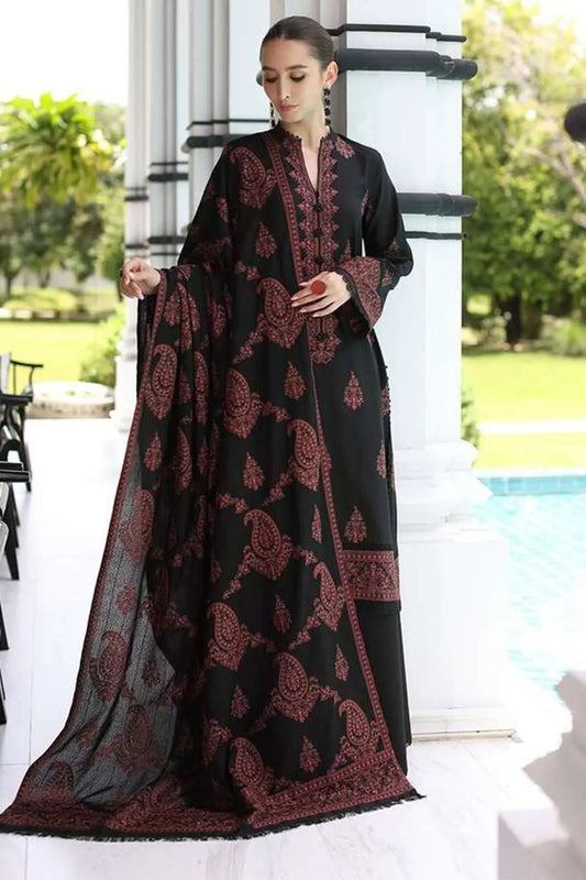 MOST DEMANDING ARTICAL BAREEZE EMBROIDERD LAWN UNSTICH 3PC (WA-630)