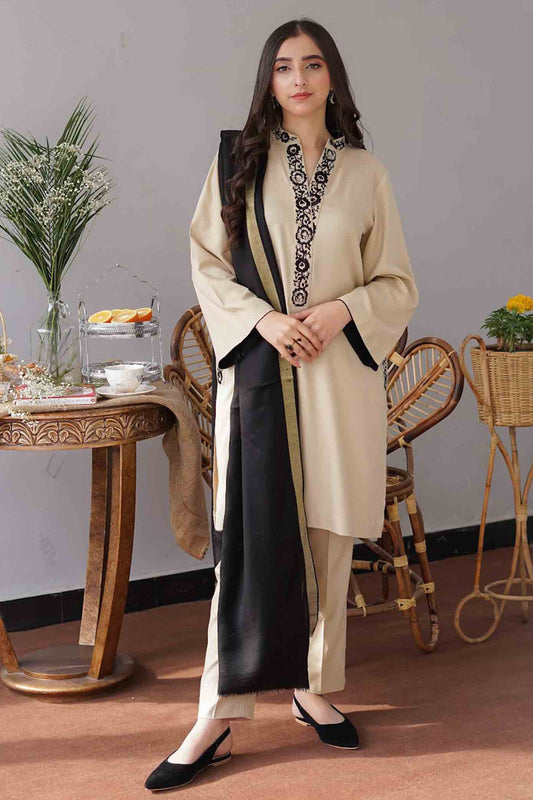 ASLING DHANAK EMBROIDERD UNSTICH 3pc (WA-966)