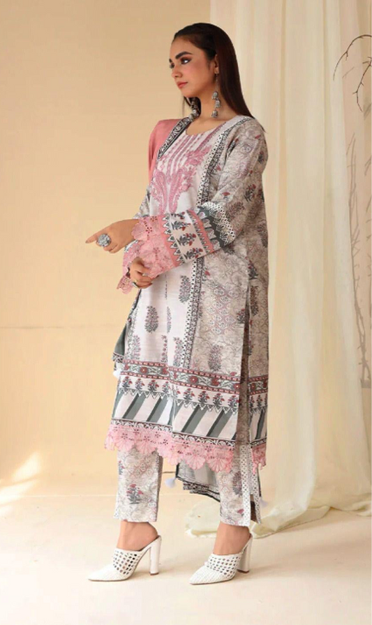 SHANAYA KHADDER UNSTICH 3pc(WA-767)
