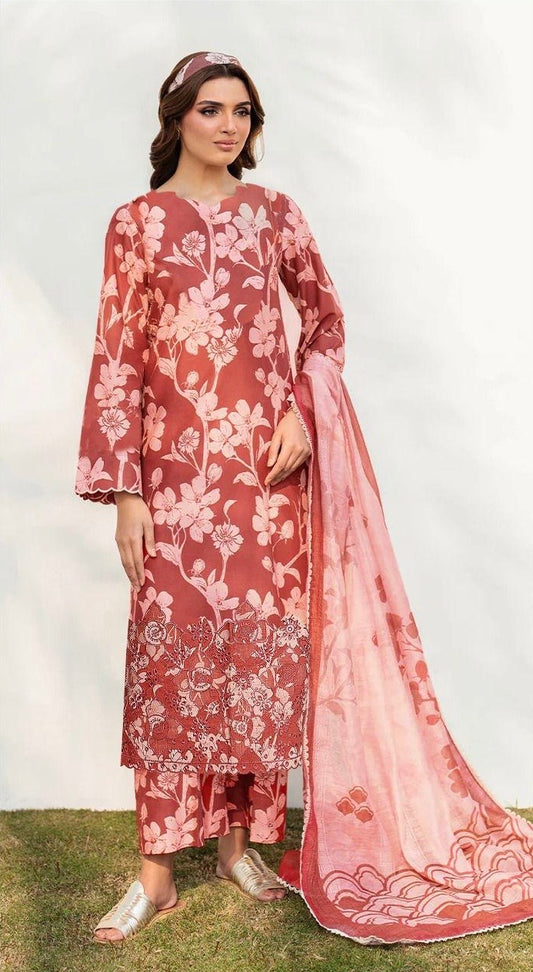 IZNIK APLIC WORK LINEN UNSTICH 3pc (WA-615)