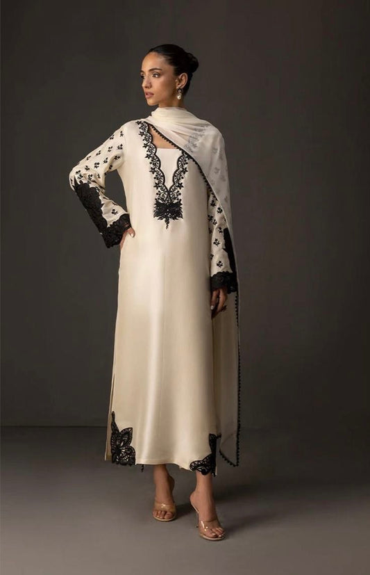FLORAL SILK UNSTICH 3pc (WA-558)