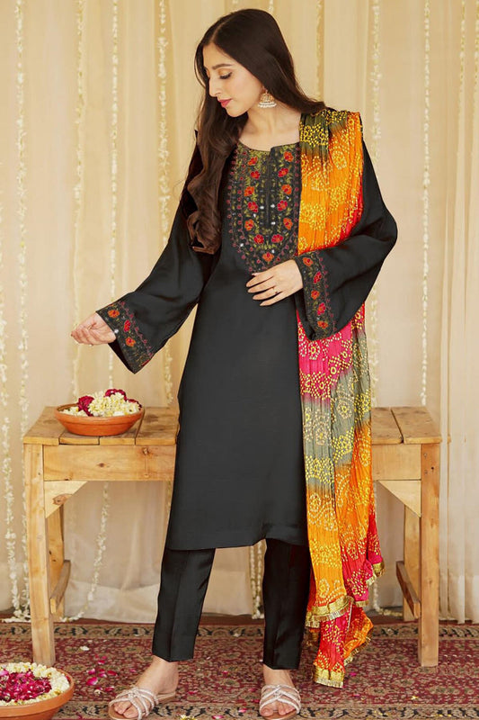 ASLING DHANAK EMBROIDERD UNSTICH 3pc (WA-646)