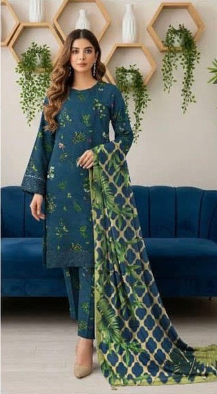 LIME LIGHT APPLIC WORK LINEN UNSTICH 3pc (WA-935)