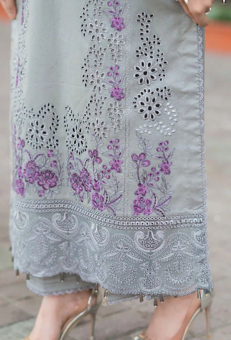 MUSHQ EMBROIDERD LAWN UNSTICH 3PC (WA-118)