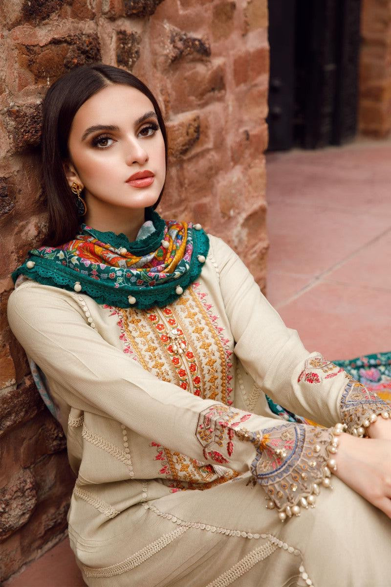 MARIA B LAWN EMBROIDERD 3pc